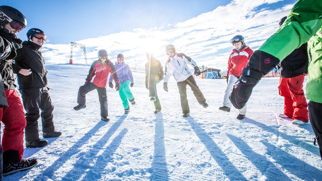 Gruppe im Schnee