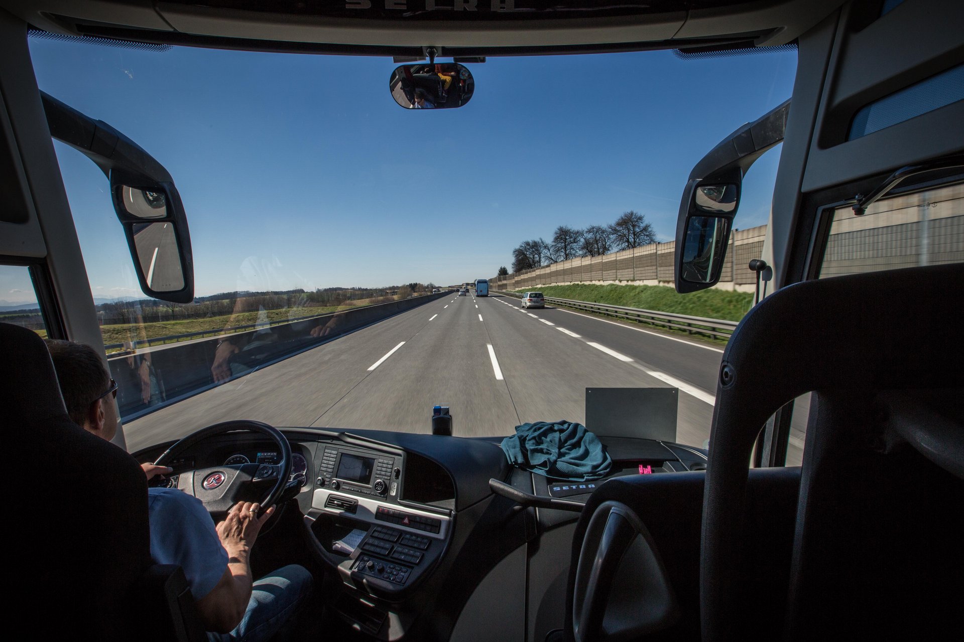 Blick aus dem Bus